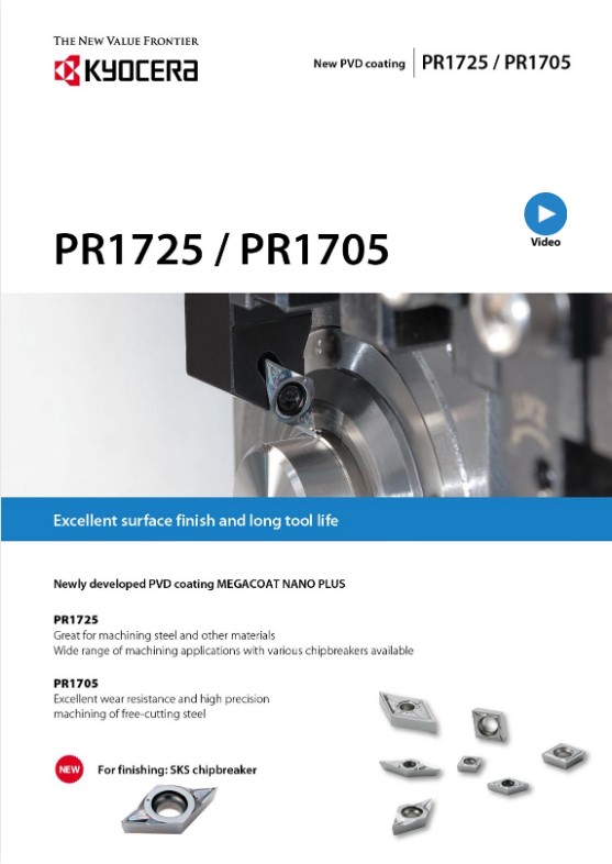 PR1725 / PR1705 Yeni Nesil PVD Kaplama