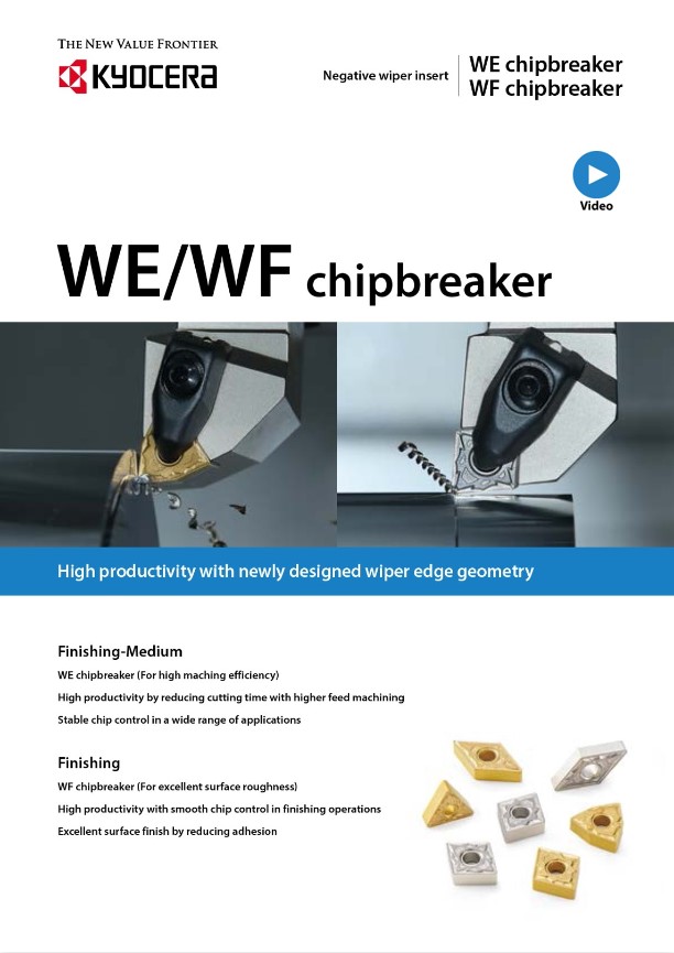 WE/WF Wiper Geometrili Negatif Uçlar