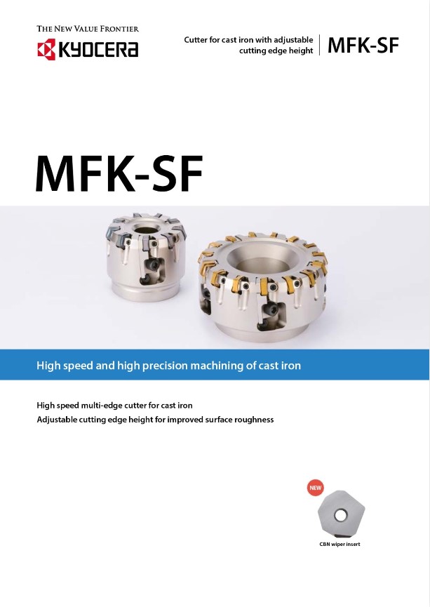 MFK-SF MFK Serisi için Yeni Talaşkırıcı